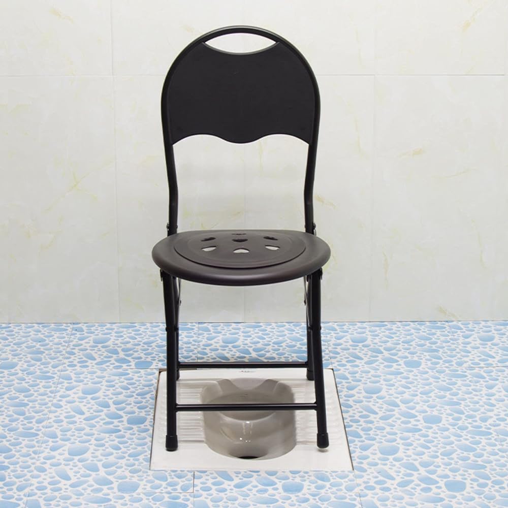 Jawwei Chair Specifications, Portable Toilet, Backrest, Foldable, Portable, Outdoor, Sleeping in the Car, Solo Camping, Disaster Prevention