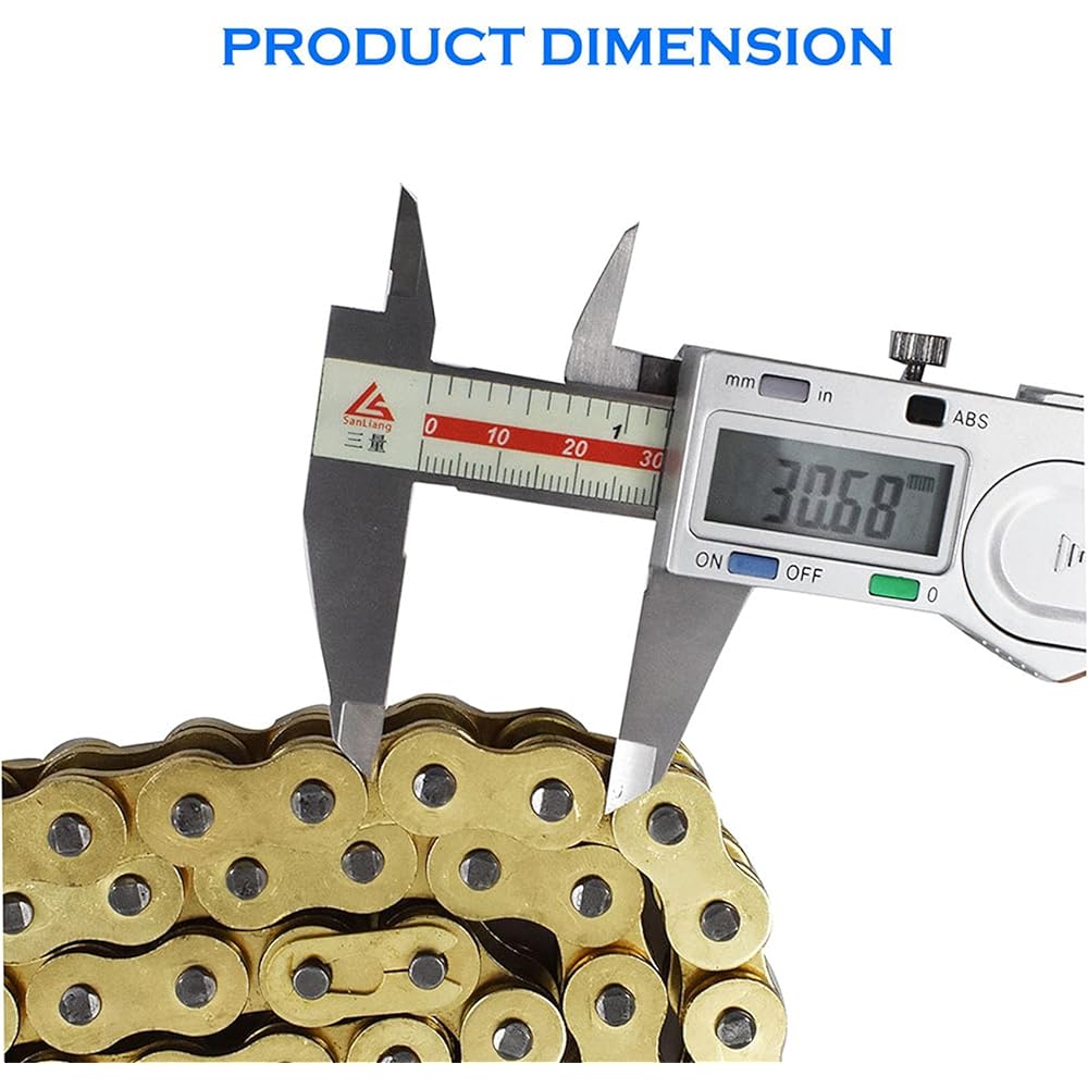 Labwork Drive Chain Gold Color with O-Ring 525-120 Suzuki Honda Kawasaki ATV Motorcycle 525 Pitch 120 Link