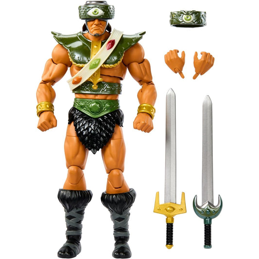 Masters of the Universe Masterverse New Eternia Triclops Action Figure Deluxe Collectible with 30 Joints & Accessories Mottoy