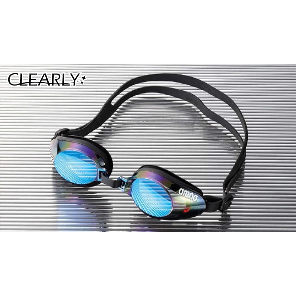 arena Swimming Glasses [Clearly] Fitness Goggles (Mirror Lens, Premium Anti-Fog Anti-fog) AGL-550MPA
