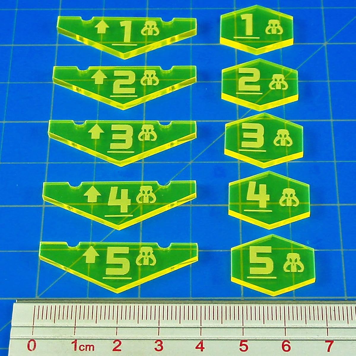 Space Fighter, Scum Place Holder Token Set #1-5 (10)