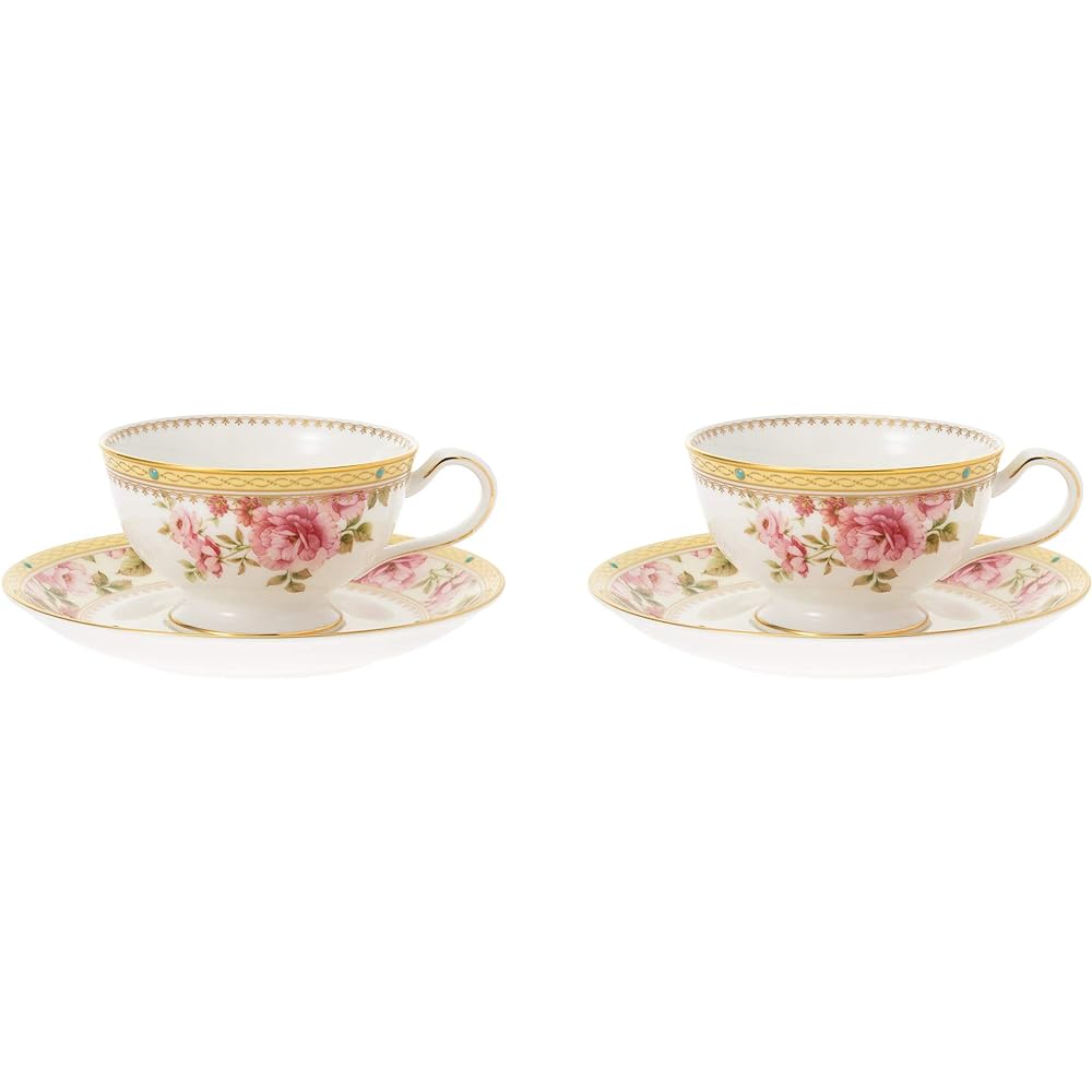 Noritake Cup & Saucer (Pair Set) (Coffee Tea) 190cc Hartford 2 Bone China P97221/4861
