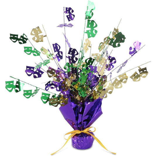 (3) - Mardi Gras Gleam N Burst Centrepiece Party Accessory (Value 3-Pack)