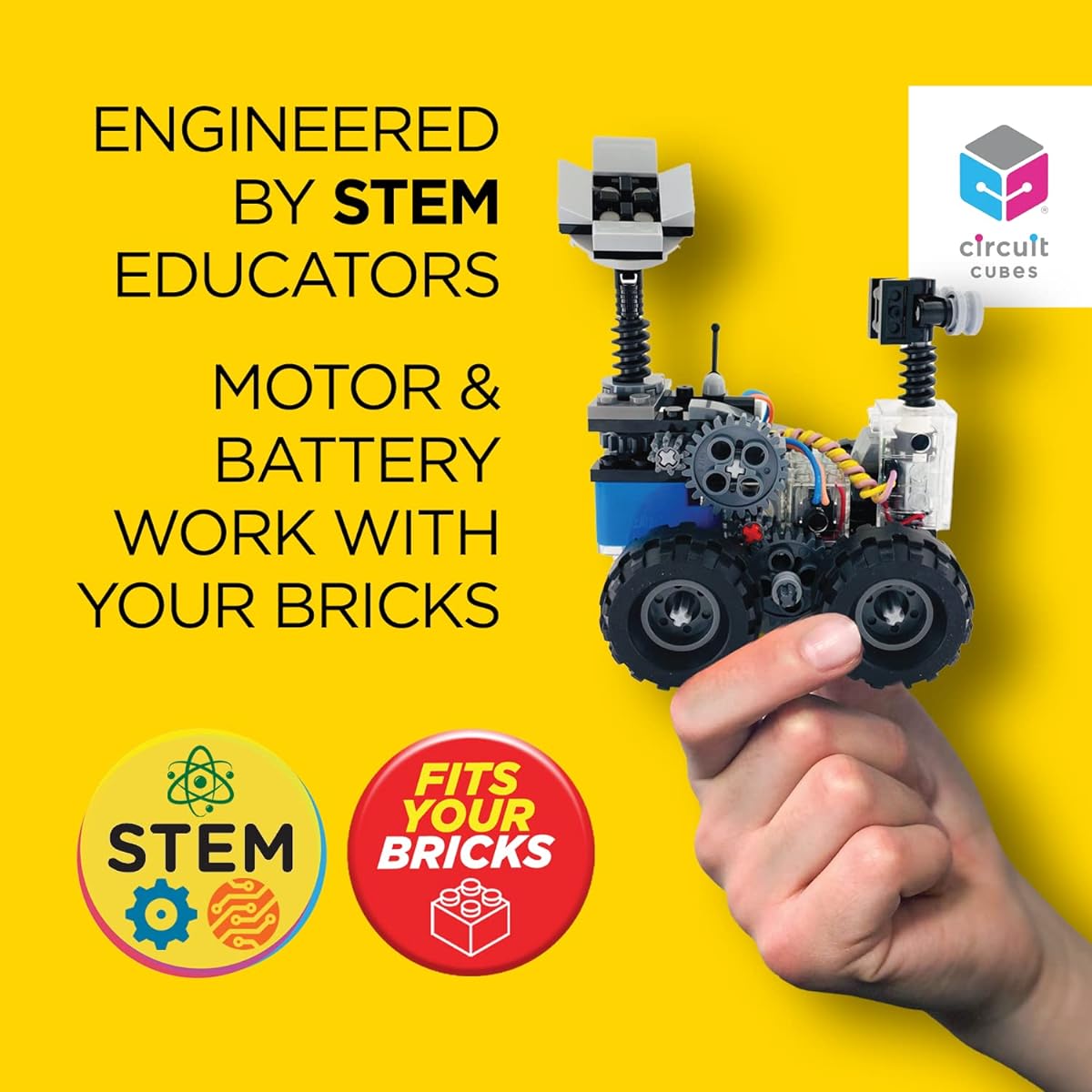 Circuit Cube Space Rover Kit Remote Control Robotics Kit STEM Learning Toy for Ages 8+