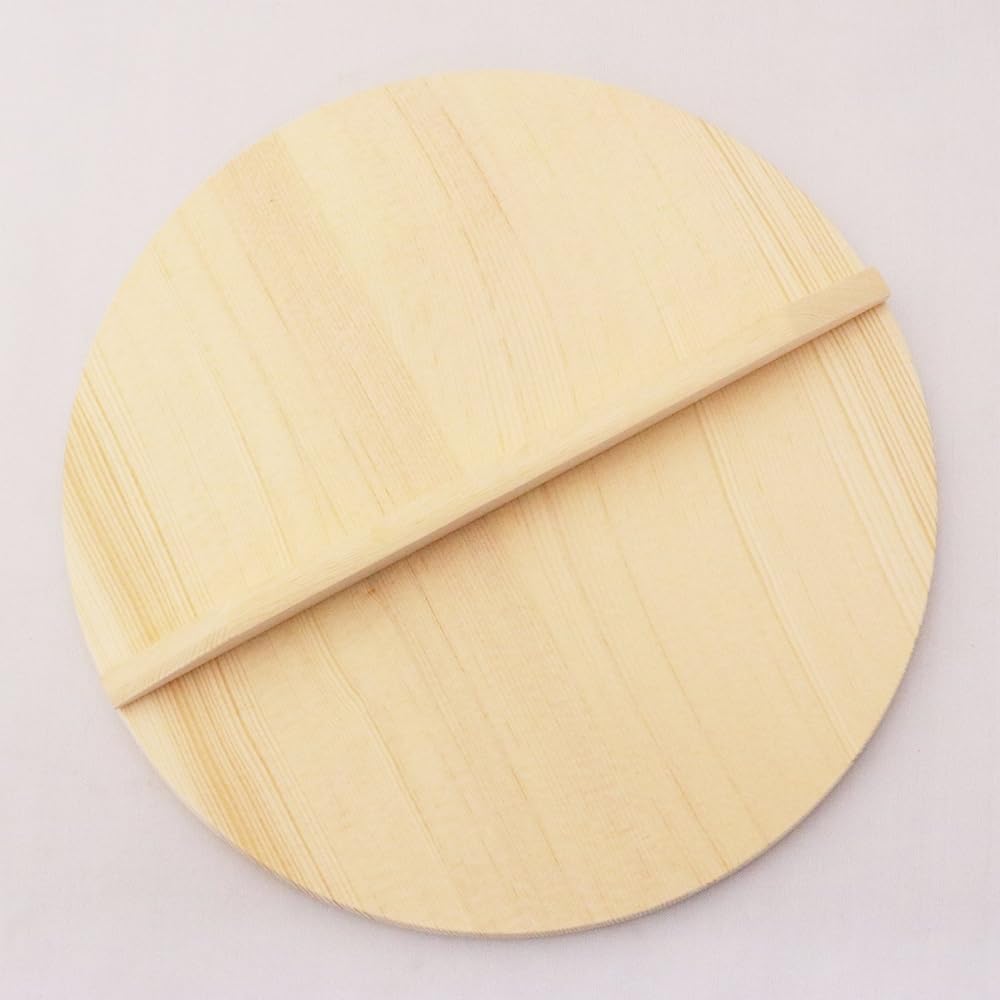 Ichihara Woodworks Drop Lid Wooden Commercial Use Pot Lid Diameter 54cm
