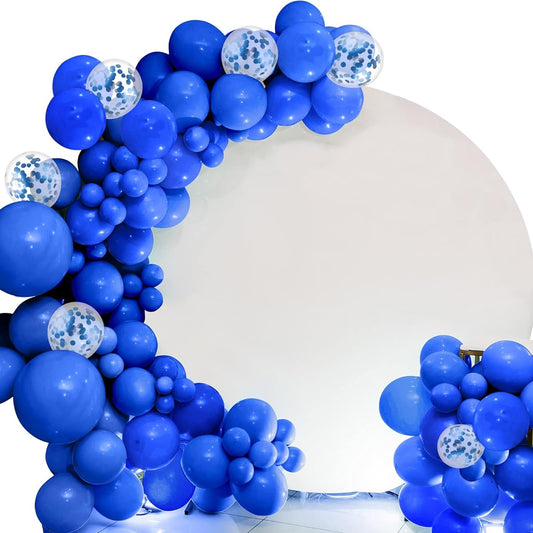 216 Pieces Latex Balloons Different Sizes 18 12 10 5 Inch Party Balloons Confetti Balloons Arch Kit Balloons for Birthday Baby Shower Wedding Anniversary Christmas Party Decorations (Dark Blue)
