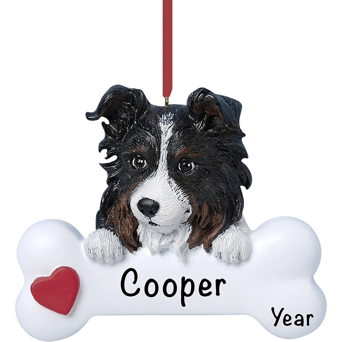 Personalized Australian Sheepdog Dog Bone Ornaments for Christmas Tree - Australian Sheepdog Ornament - Australian Sheepdog Gifts for all Dog Lovers and Owners - Dogs First Christmas Ornament 2022