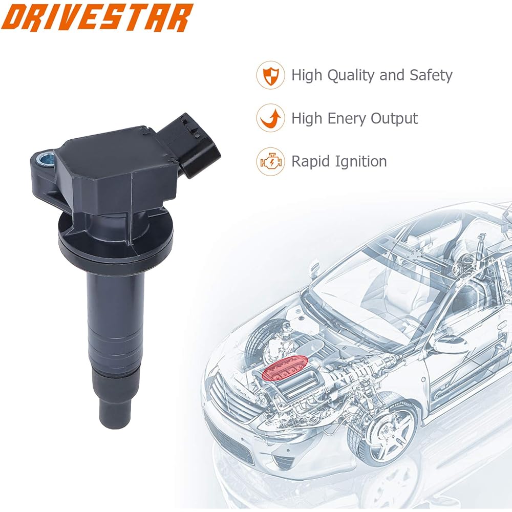 Drivestar UF247 OE-quality New Ignition Ignition Coil Only Celica Corolla Matrix MR2 Spyder Prizm Vibe 1.8 L