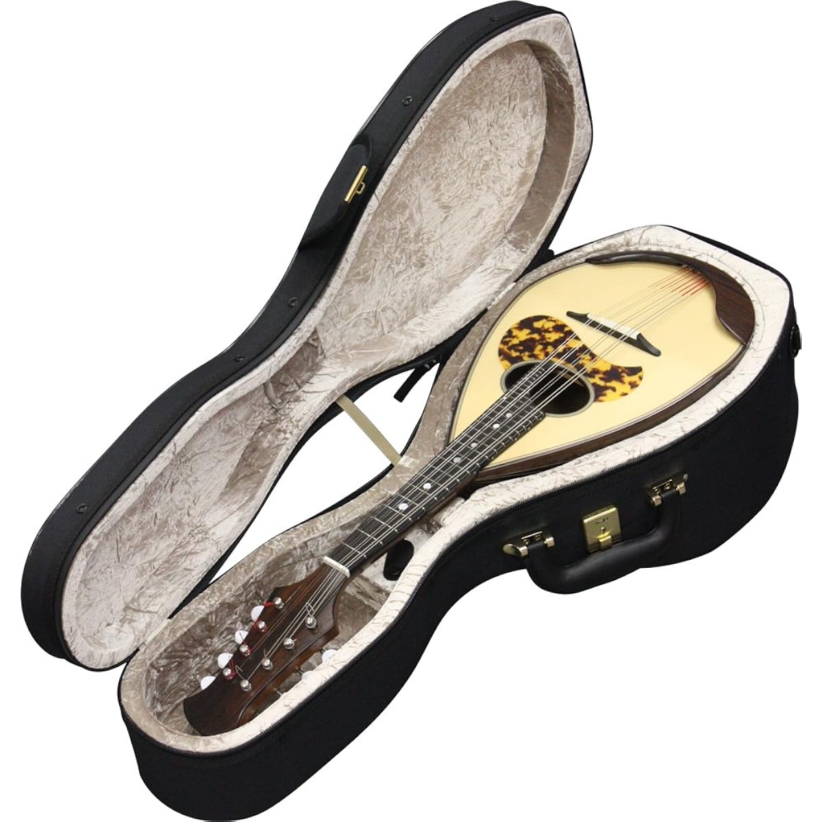 Super Light Round Mandolin Case Brown
