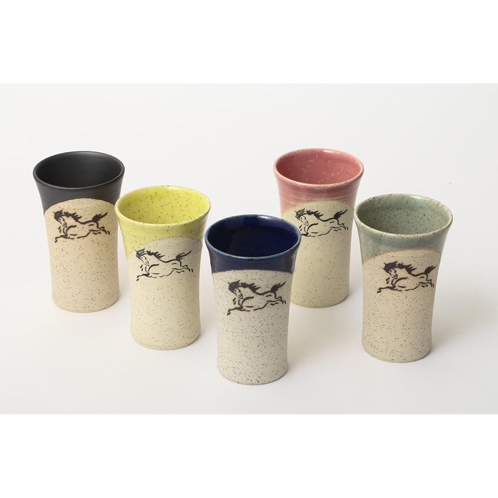 Ohori Soma Ware Matsunaga Kiln Small Tumbler (Green) Tumbler Sixtieth Birthday Gift Present Tea Cup Stylish Summer Beer