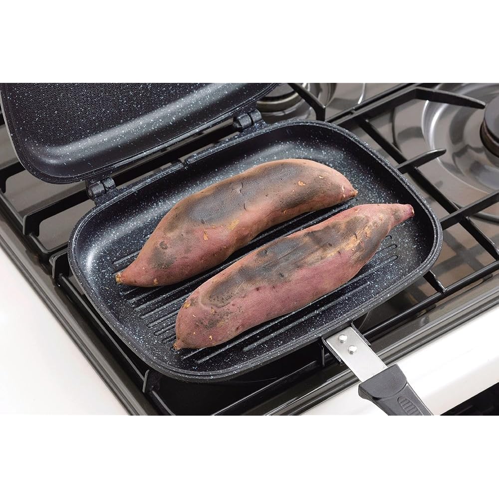 Pearl Metal Strong Marble Double Sided Multipan [For Gas Fires Only] H-3287