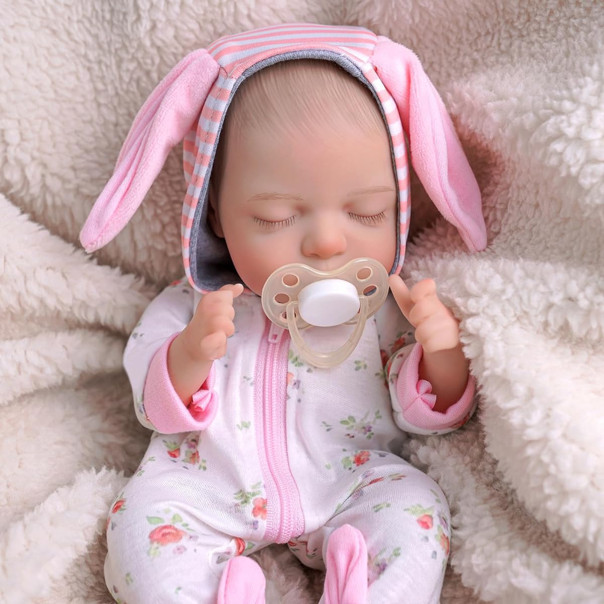 BABESIDE Reborn Doll 12 inch Eyes Closed Girl