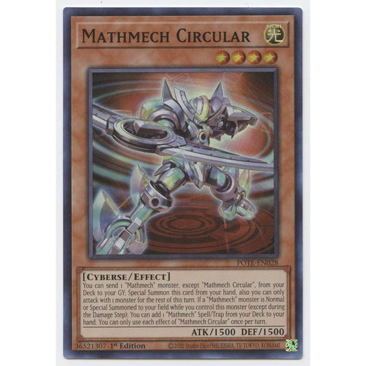 Mathmech Circular - POTE-EN028 - Super Rare - First Edition