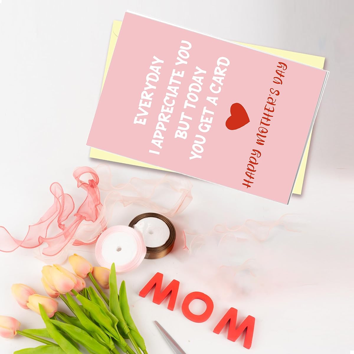 Arsagen Funny Happy Mother's Day Cards, Special Birthday Cards from Kids, Love Mom Cards, Everyday I Appreciate You