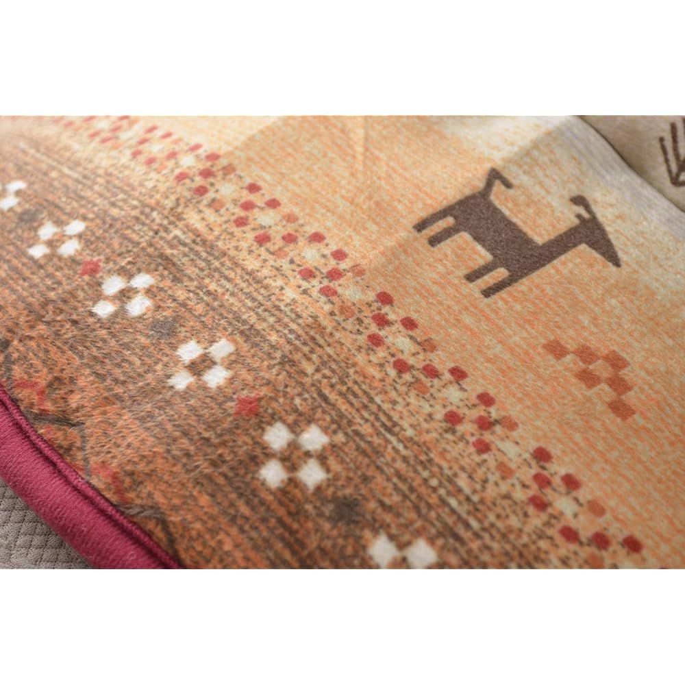 Ikehiko Kotatsu Comforter Rectangle Ladi Approx. 180 x 220cm Orange Space Saving #5559149
