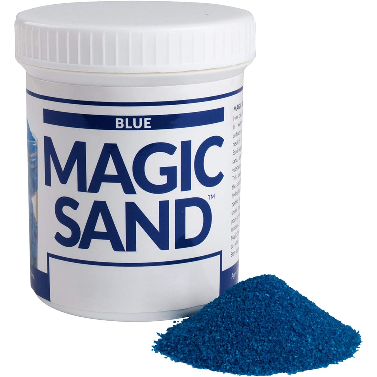Steve Spangler Science Magic Sand 227g Blue - Non-Wet Colored Play Sand, Stimulating STEM Activities, Learn and Teach About Water Molecules, for Home and Classroom Use