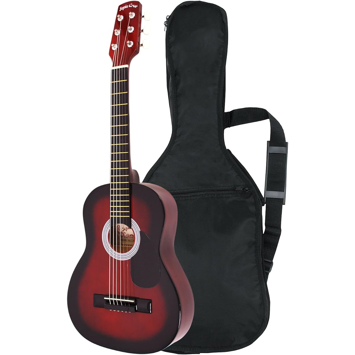 SepiaCrue Sepia Crew Mini Acoustic Guitar W-50/YW Yellow (with soft case)