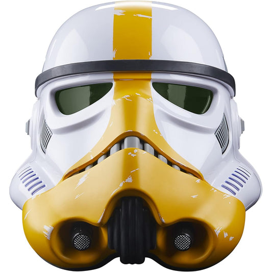 Star Wars The Black Series Mandalorian Artillery Stormtrooper Premium Electronic Helmet, Roleplay Collectible, Ages 14+