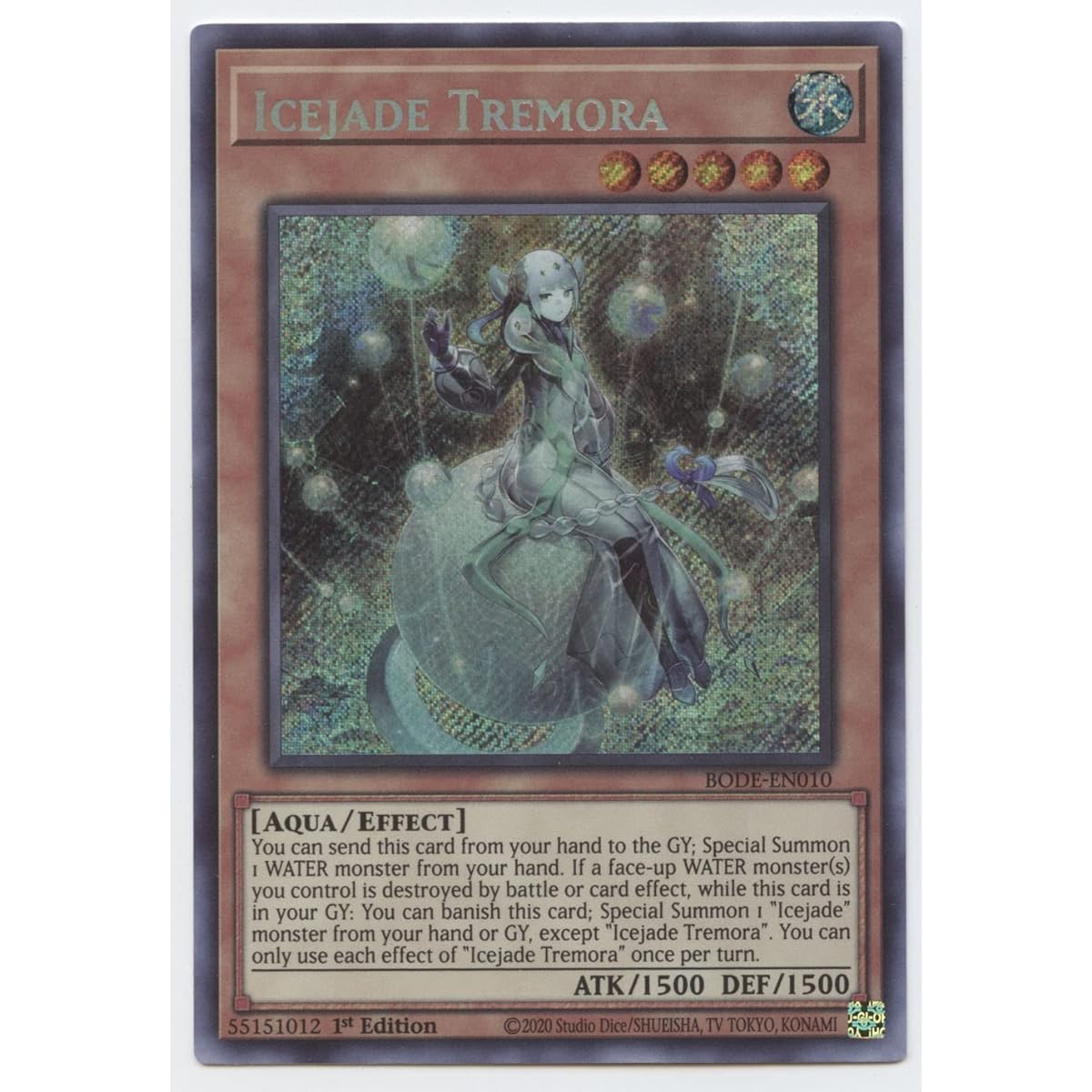 Icejade Tremora - BODE-EN010 - Secret Rare - 1st Edition