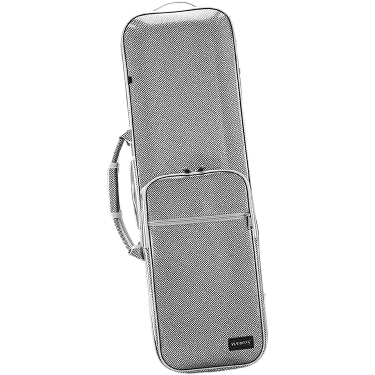 Oshhni Violin Case Violin Box Waterproof Stringed Instrument Professional Accessories Full Size 4/4 Carry Case Violin Backpack, Argent