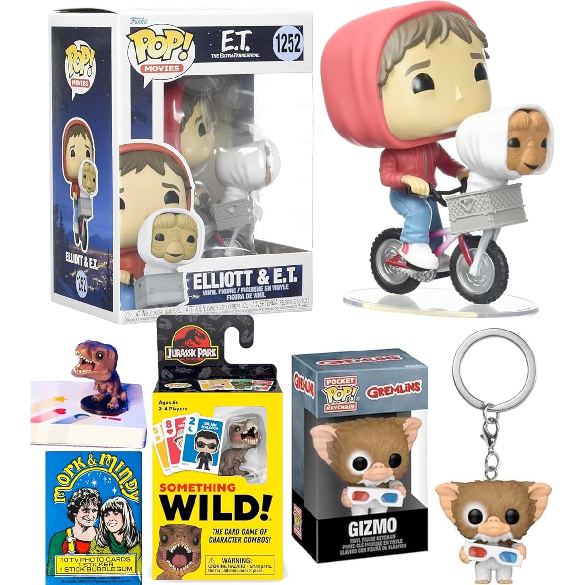 Hunt Jurassic World Dinosaur Figures Dominion Pop! Jungle Pin Creature Dilophosaurus Dilophosaurus Display Big Bundle Adventure Stickers + Dinosaur Car + Blind Bag Park Hanger 4 Items