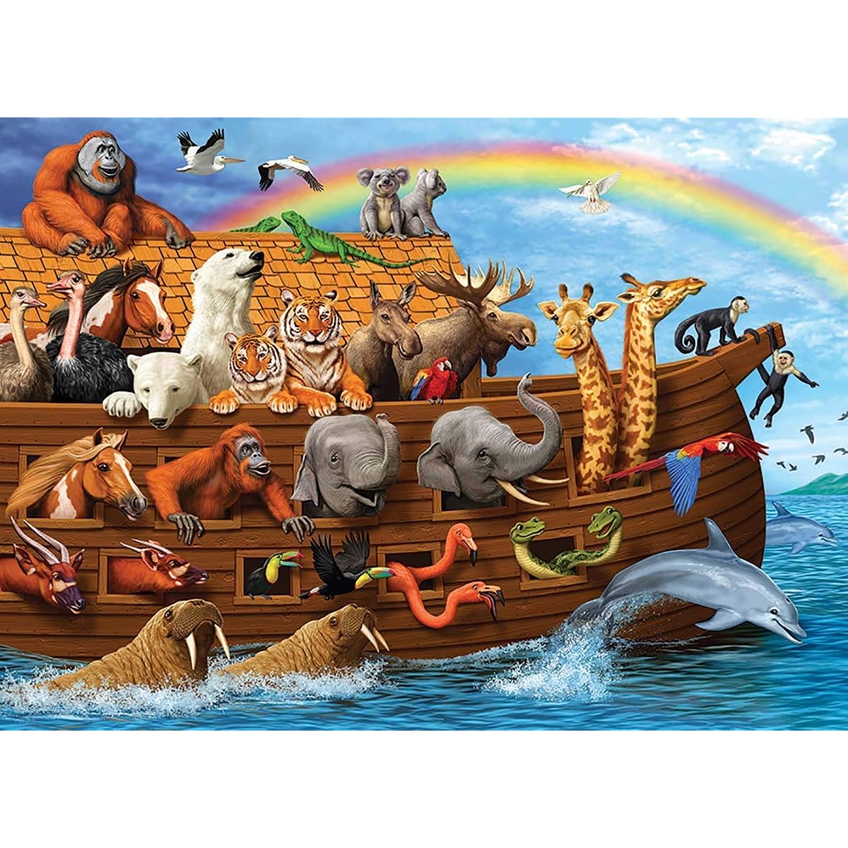 Cobble Hill Voyage of The Ark 350 Piece Family Puzzle