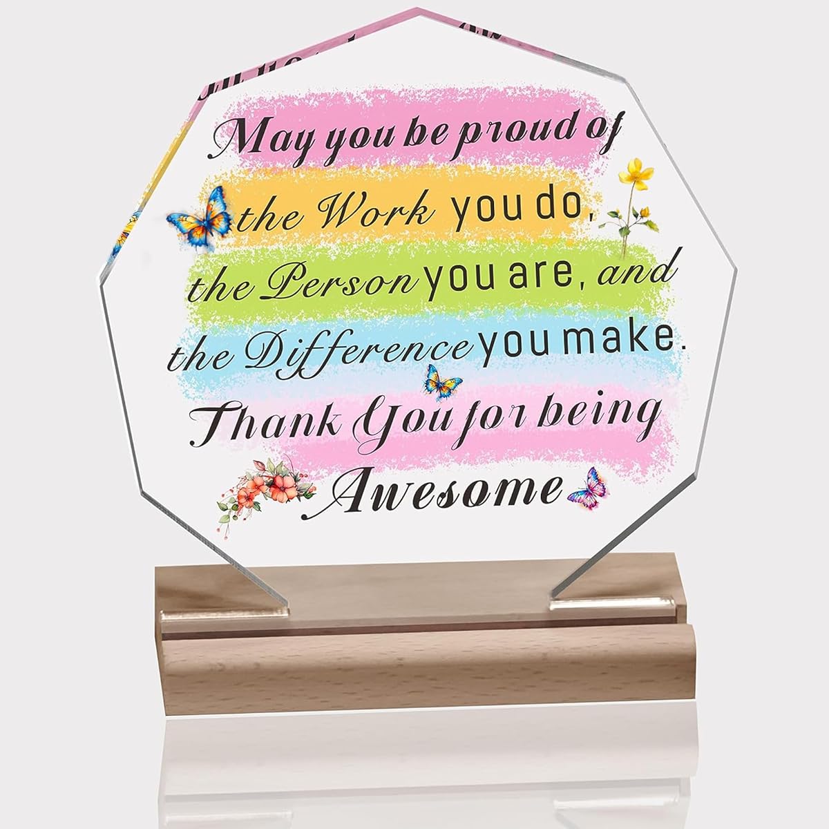 Thank You acrylic decoration