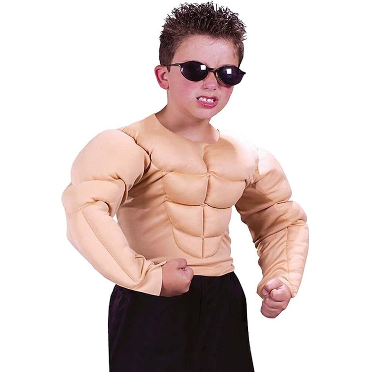 Muscle Shirt Child Costume Muscle Shirt Child Costume♪Halloween♪Size: Medium (8-10)