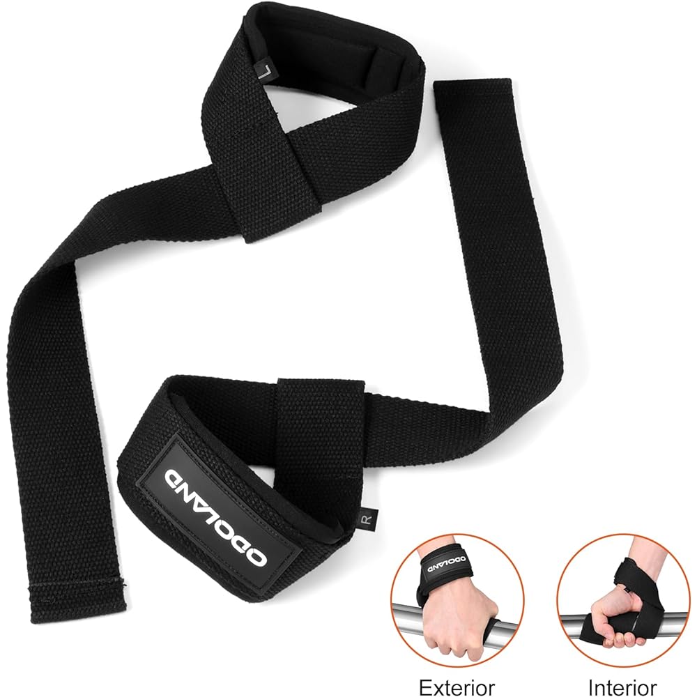 Odoland Weight Training Belt + Power Grip Lifting Belt for Muscle Training