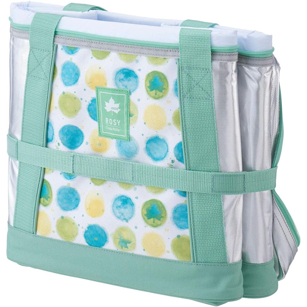 LOGOS ROSY Antibacterial/insul10 Soft Cooler (Leaf) Cooler Box Foldable