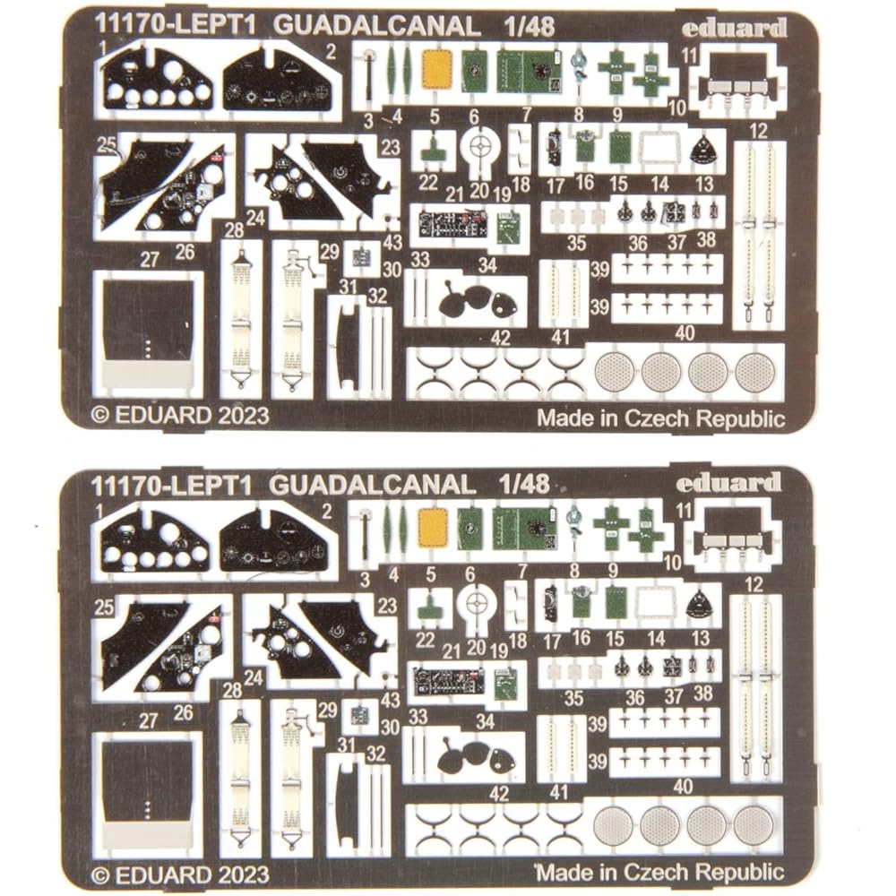 Eduard 1/48 Dual Combo Limited Edition US Navy F4F-4 Guadalcanal Plastic Model EDU11170