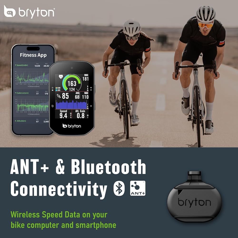 Bryton bike accessories (speed, cadence, heart rate, mount)