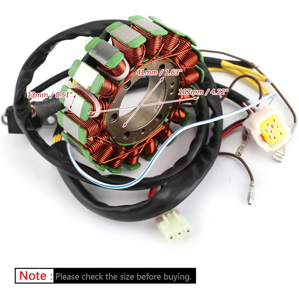 Areyourshop Stator for Polaris Sportsman 400 500 HO 4x4 Carb 04-13 3089249 3089546 3089965