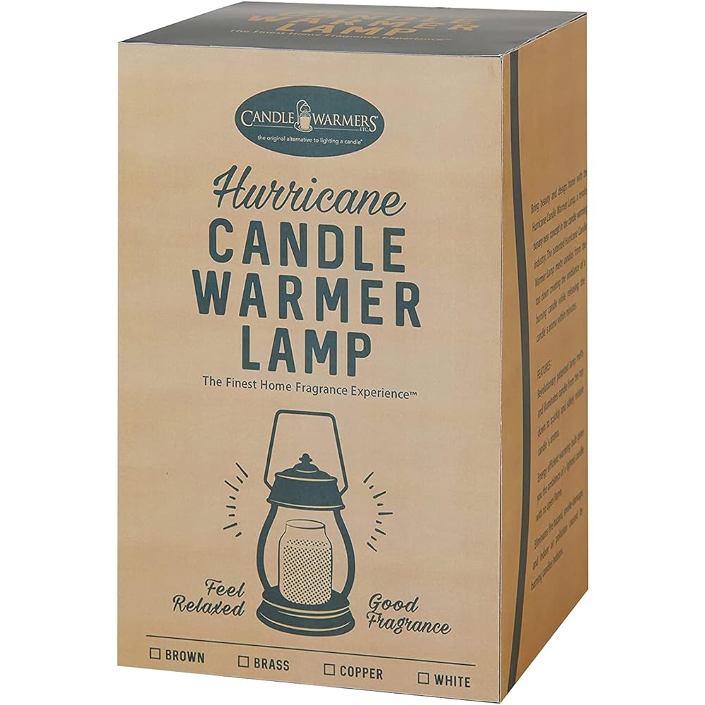 Kameyama Hurricane Candle Warmer Lamp White for M/L size
