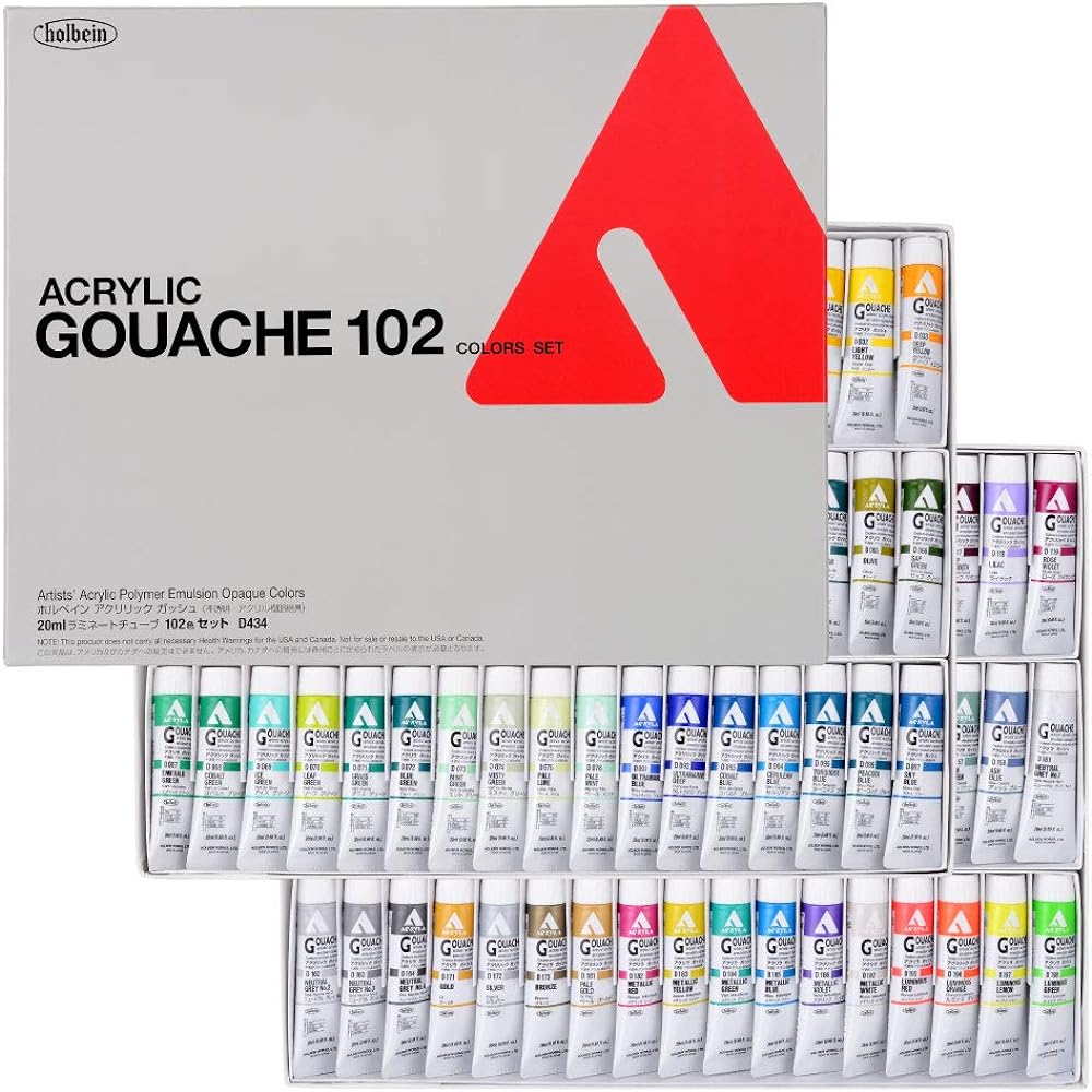 Holbein Acrylic Gouache D418 20ml 36 color set 07418