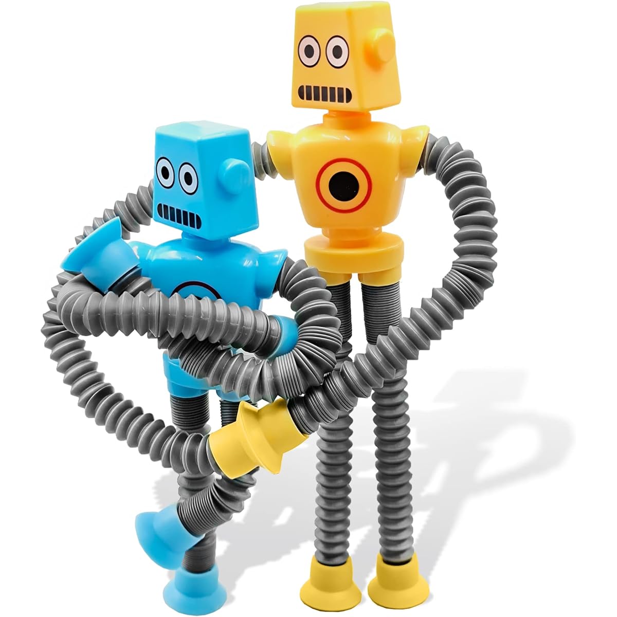 Robot Pop Tube Fidget Toys for Boys & Girls, Stress Relief, Toys for Autism, Robot Fidget Toys, Party Favors for Kids Ages 4-8