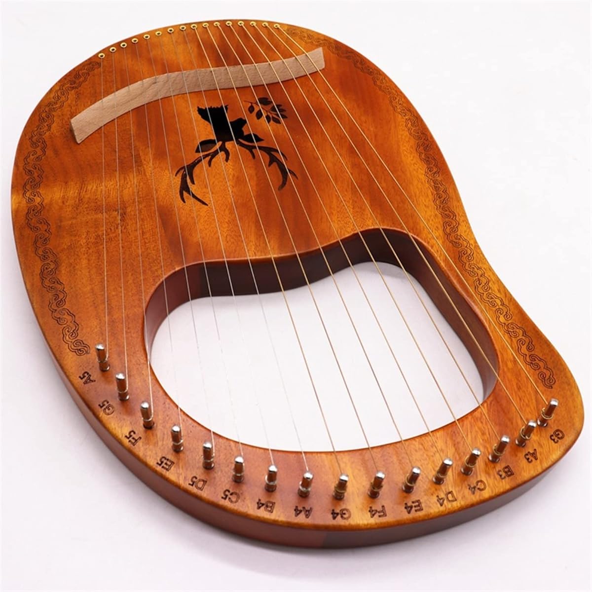 WowZza 16 String Lyre Harp Professional Harp String Instrument Lyre Harp for Beginners