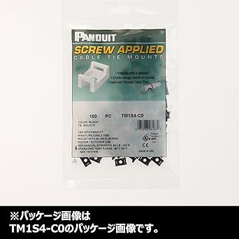 Panduit Tie Mount Weatherproof Polypropylene Black TM2S8-M100