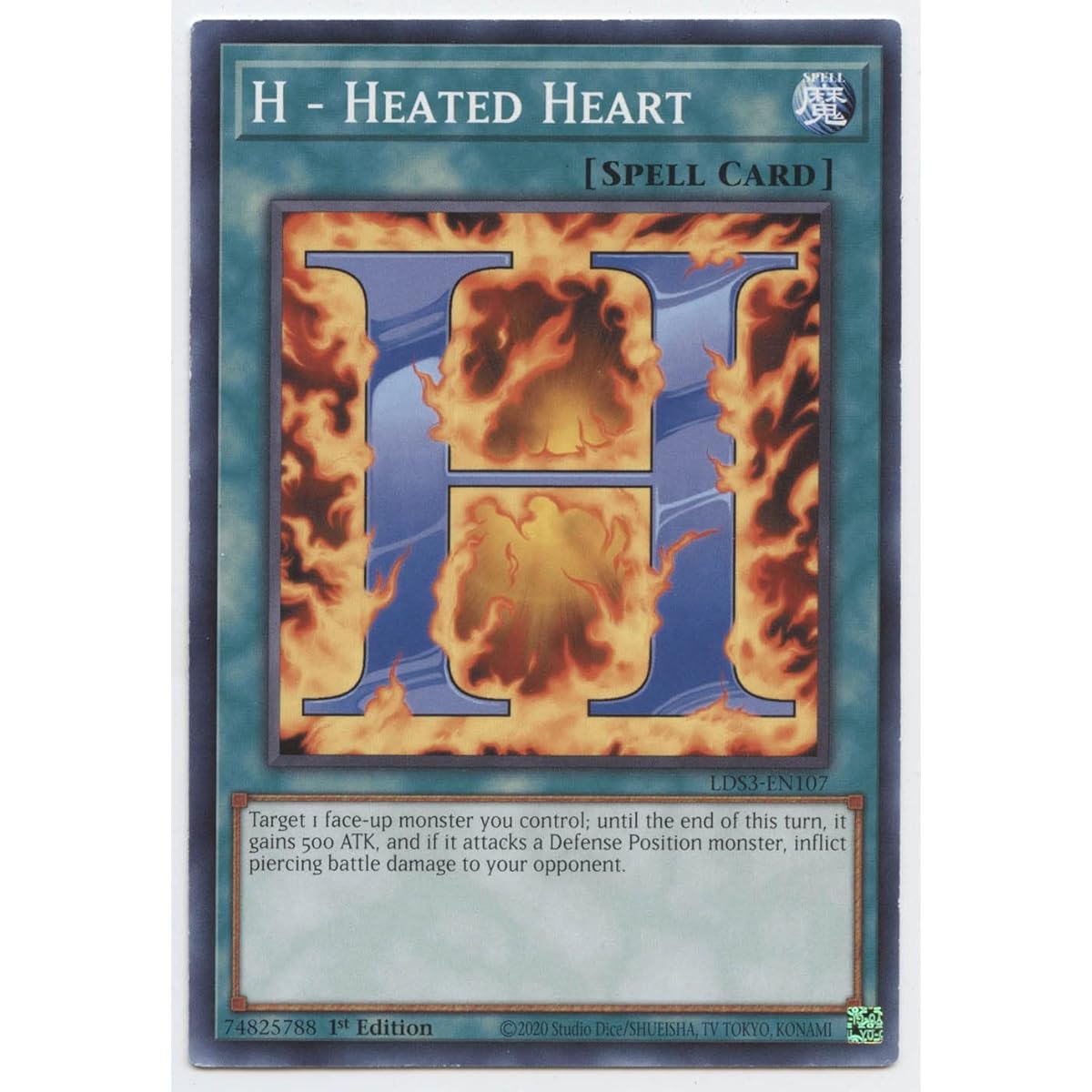 H - Heated Heart - LDS3-EN107 - Common - First Edition