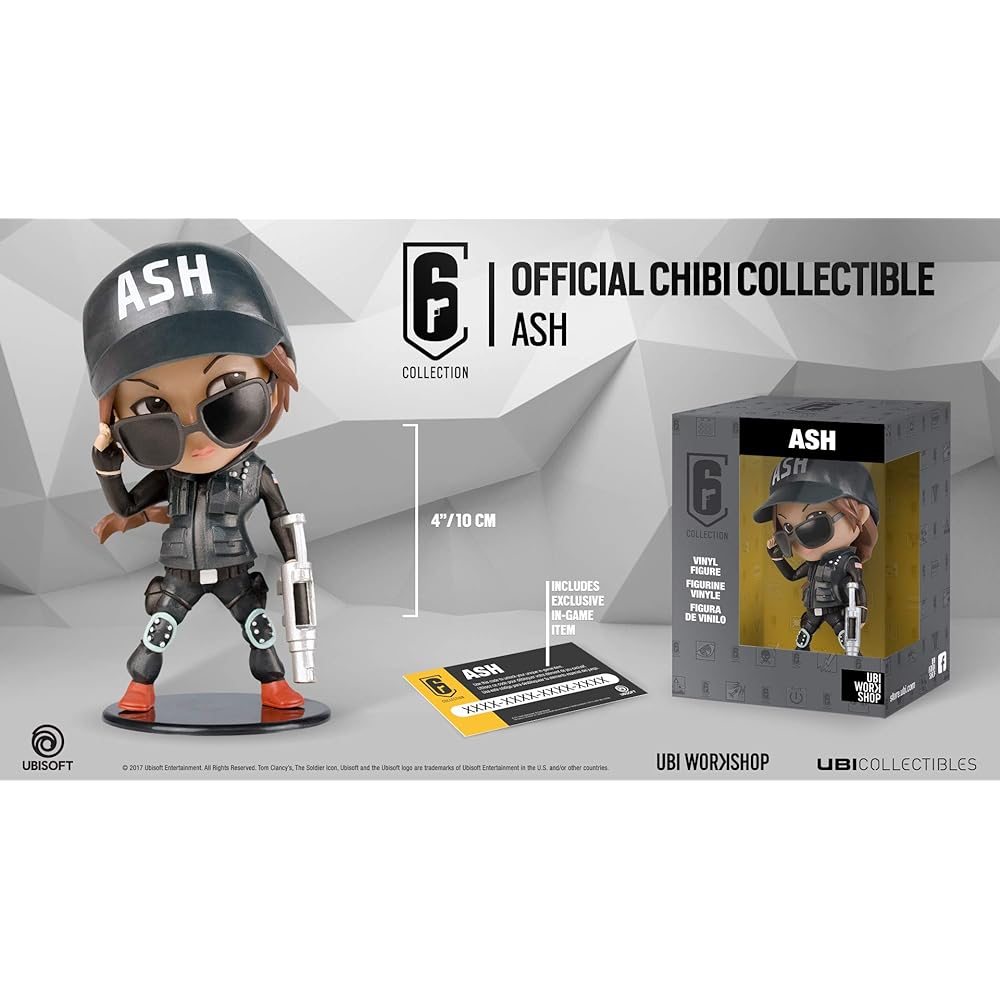 [Ubisoft] 6 Collection Chibi Figure Series 1 Set of 5 (SMOKE/TACHANKA/MONTAGNE/ASH/IQ)