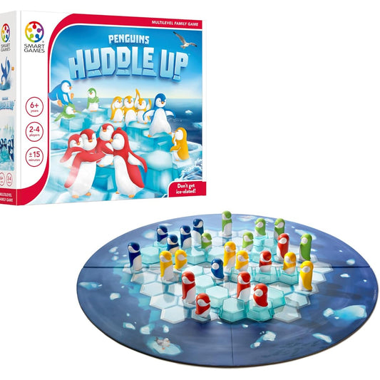 SmartGames Penguins Huddle Up Game for 2-4 Players, Ages 6 and Up