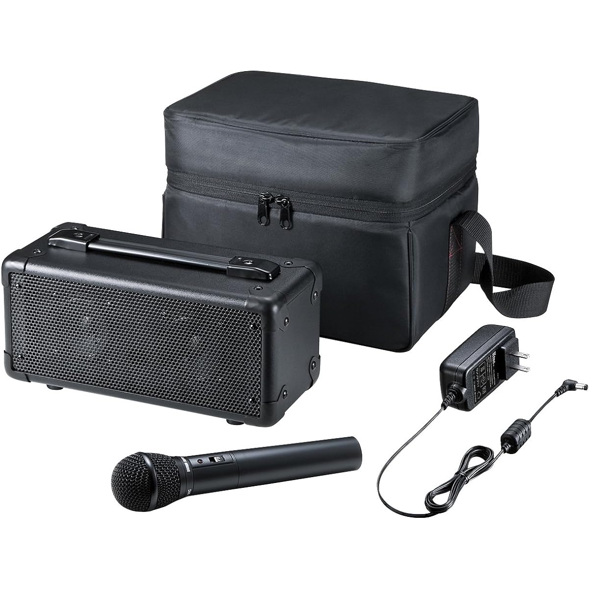 Sanwa Supply Loudspeaker speaker with wireless microphone MM-SPAMP4