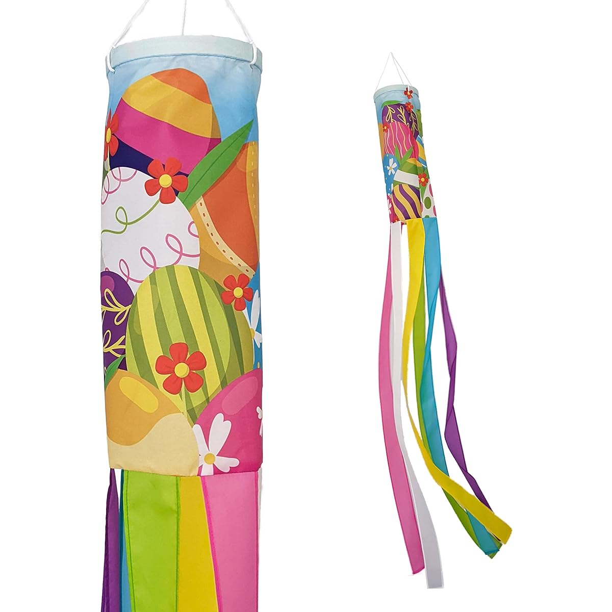 Madrona Brands Easter Egg Windsock Durable Outdoor Decoration 60"