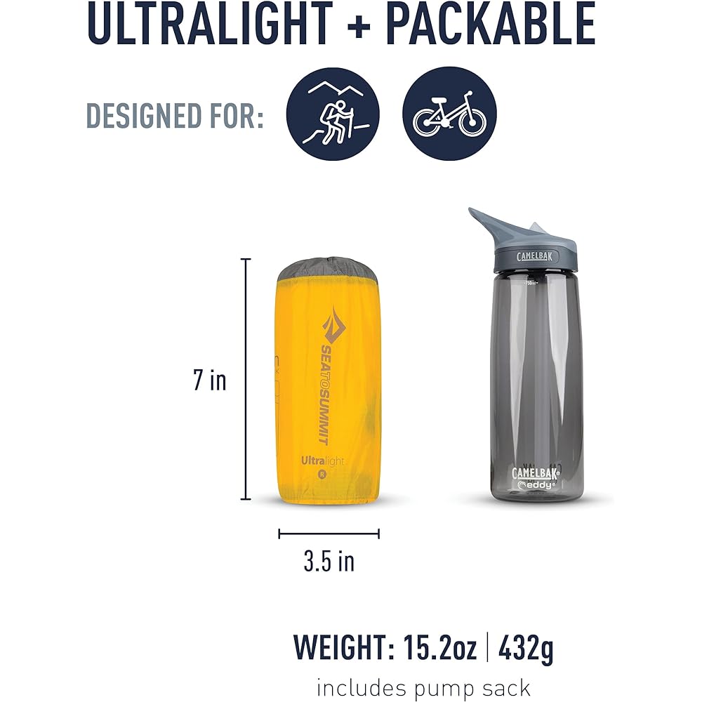 SEA TO SUMMIT Ultra Light Matte (Regular) with Air Stream Pump Stuff Sack ST81152