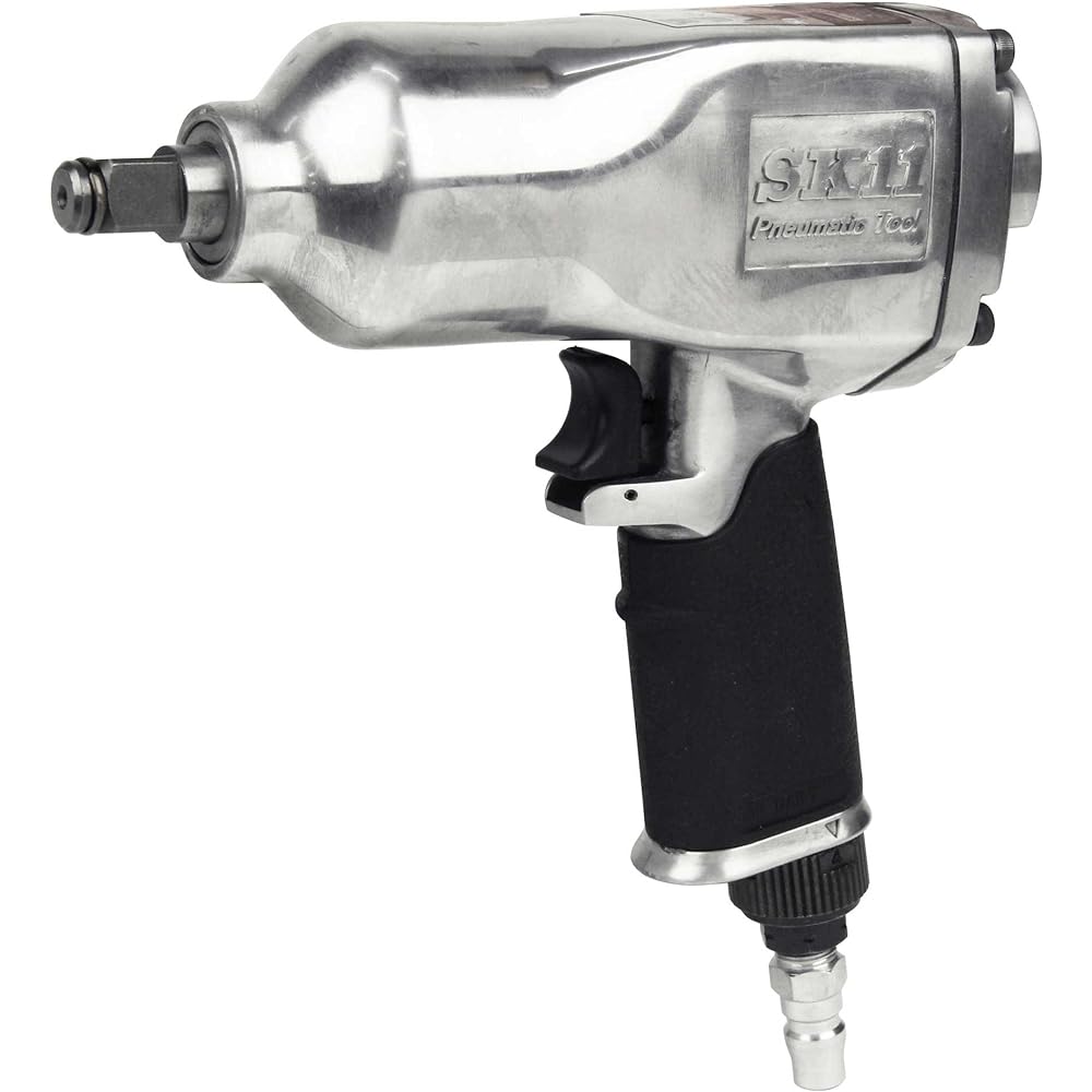 SK11 Air Impact Wrench Drive Anvil 12.7mm Square (1/2sq) SIW-1300S Black