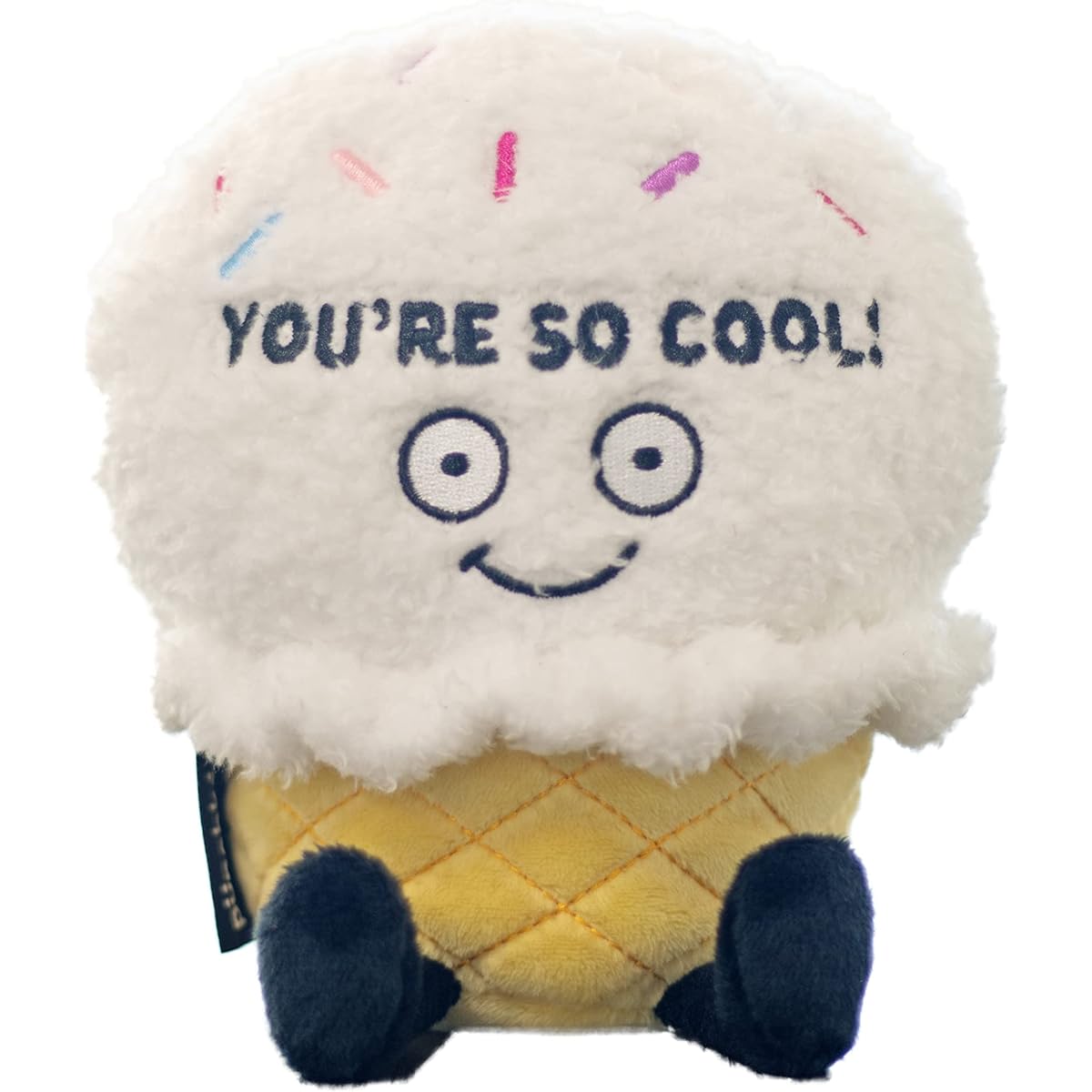 Punchkins- Plush Ice Cream Cone - You're So Cool! - Fun Food Gifts for Friends