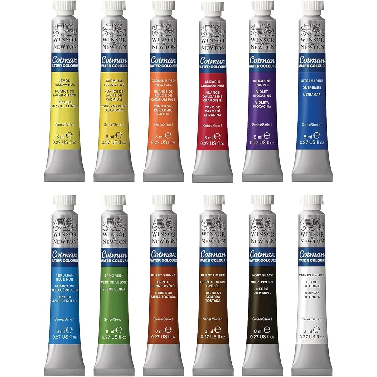 Cotman Tube Watercolor Set-12/Set (Parallel Import)