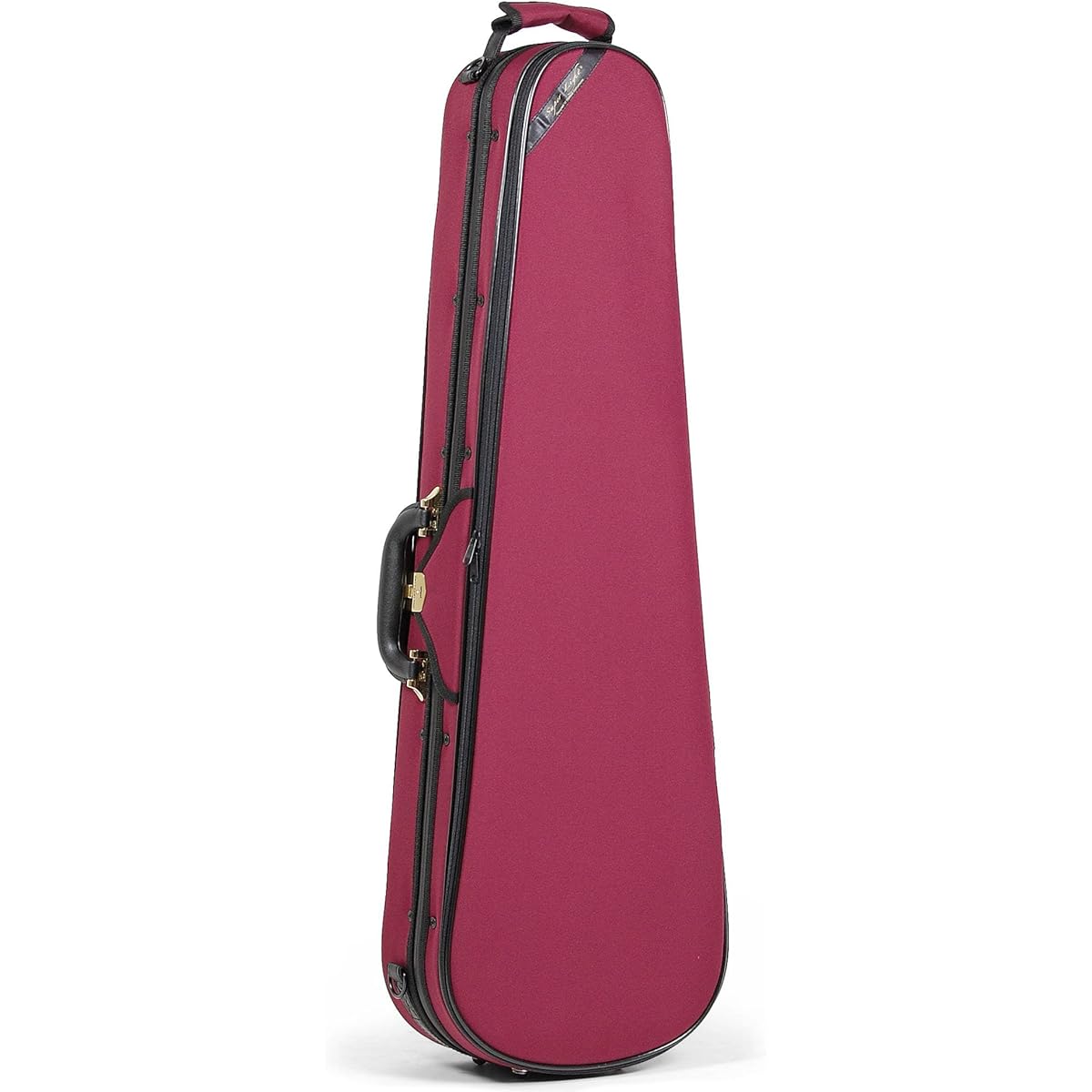 Super Light Shaped Violin Case (Triangular) Burgundy