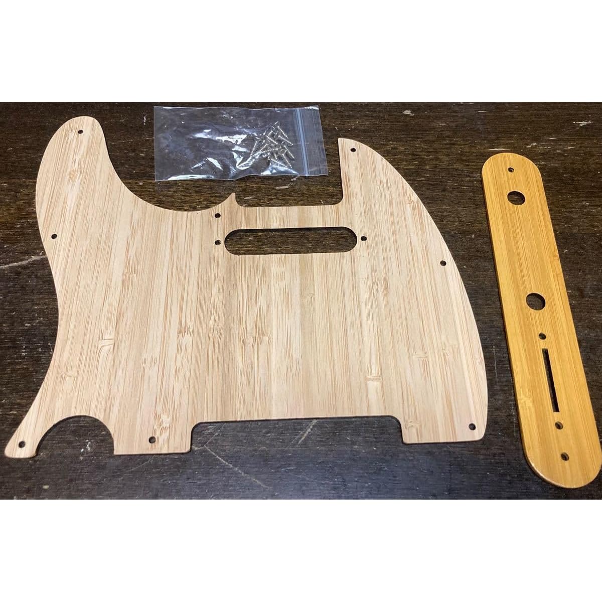 Telecaster bamboo pickguard side plate US standard