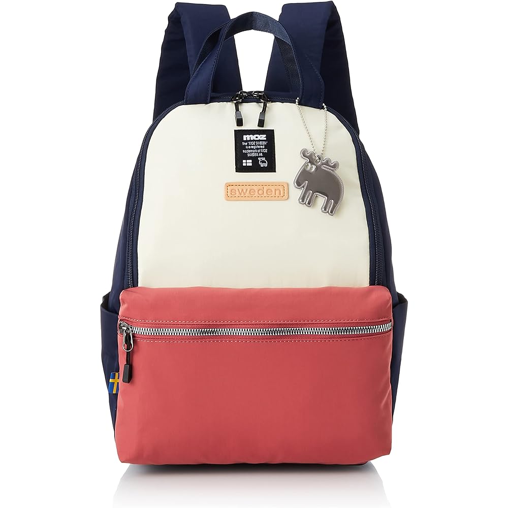 [Mozu] Reflector Rucksack Nylon Cushioning Material PC Storage A4 Commuting to School Women's Men's Lightweight Mini Rucksack ZZNL-05
